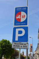 Hinweis vor einer Schule in Braga