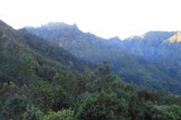 Madeira - Encumeada Hotel, Blick aus dem Hotelzimmer auf den Pico Grande 