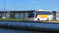 Unser Bus am Kanal-Rand
