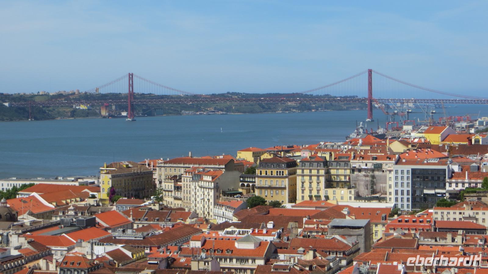 Blicke über Lissabon vom Castelo