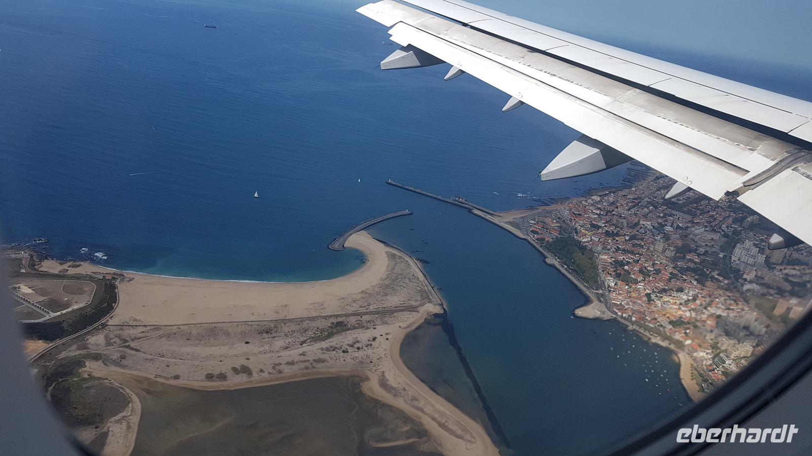 Landeanflug auf Porto