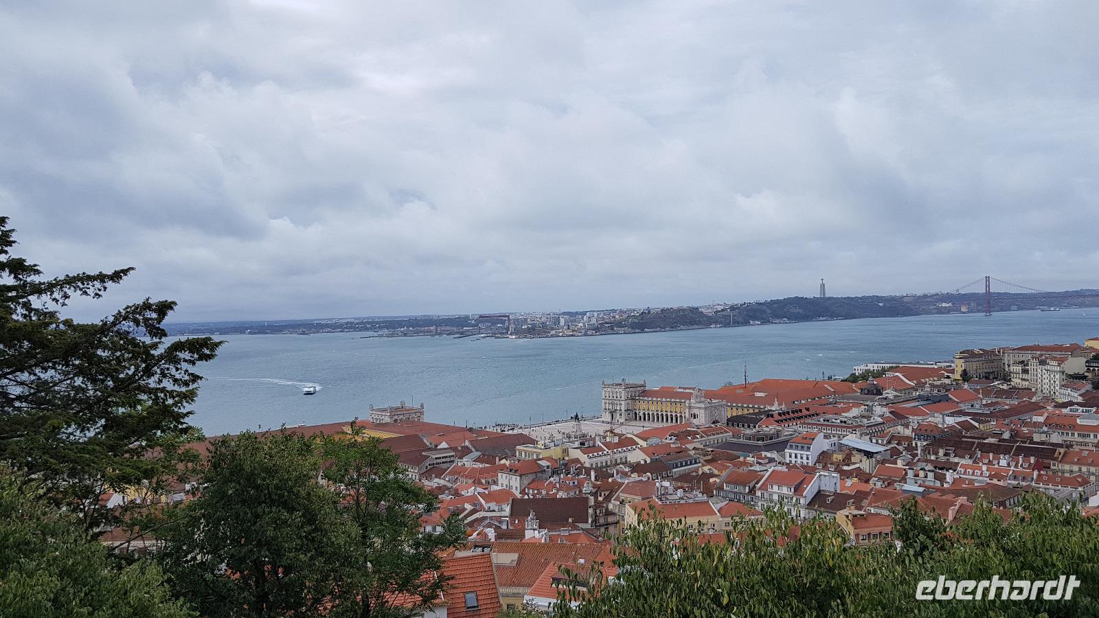 Lissabon Blick vom Castelo de S. Jorge