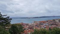 Lissabon Blick vom Castelo de S. Jorge