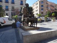 Salamanca - Architekt vom Plaza Mayor bei der Arbeit