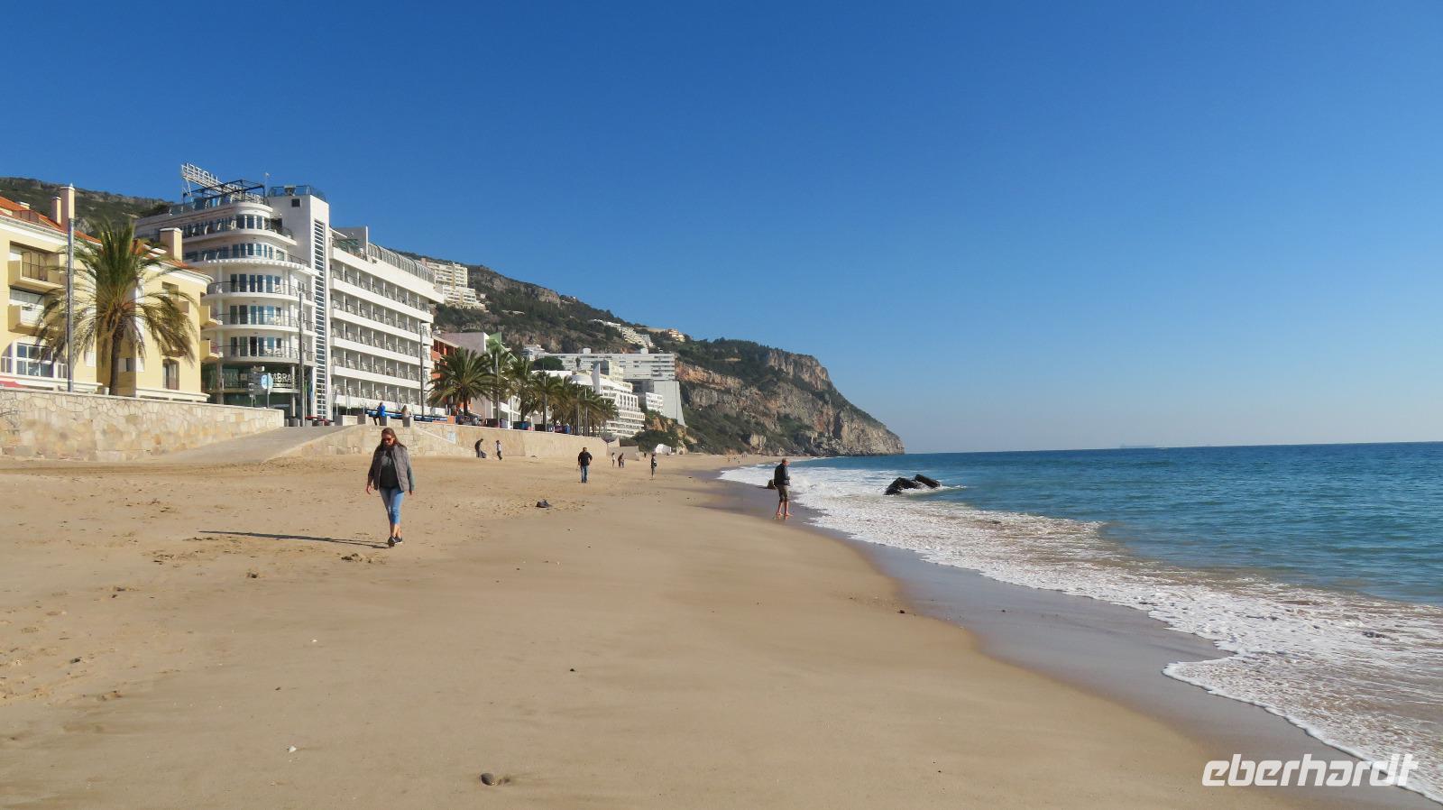 Silvesterreise Lissabon - Strand von Sesimbra