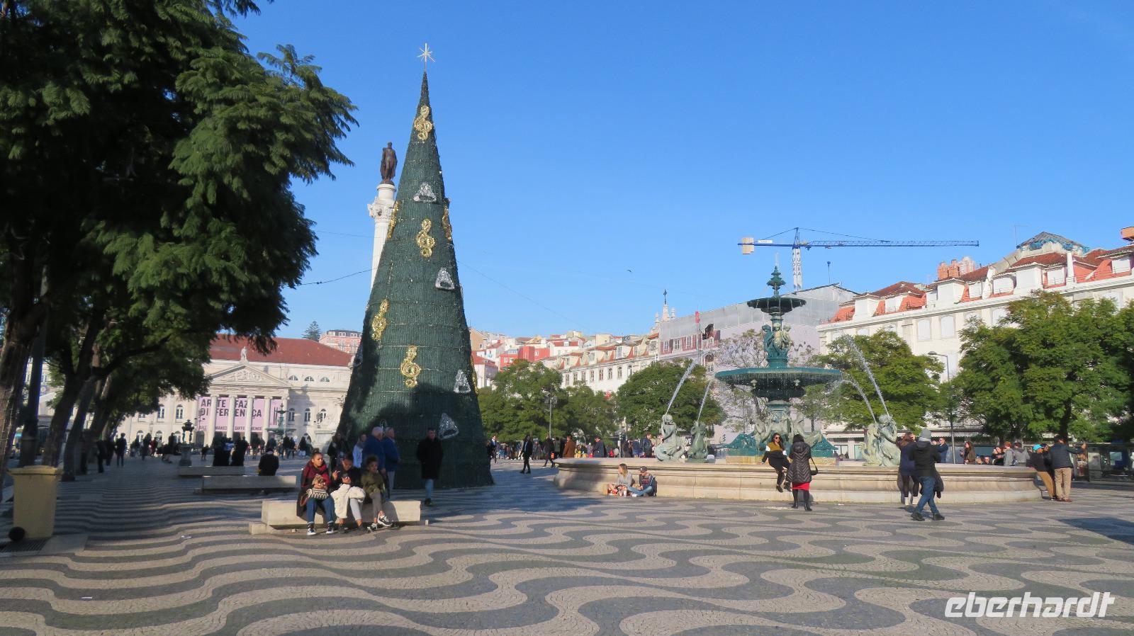 Silvesterreise Lissabon - Rossio-Platz
