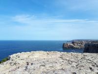 Aussicht auf die Felsküste Algarve