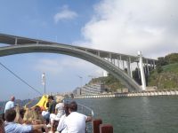 Porto, Douro-Bootstour, Arrábida-Brücke