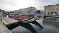 Singlereise Portugal - bemalte Moliceiro Boote in Aveiro