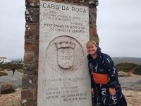 Singlereise Portugal - Reisebegleiterin Franzi am Cabo da Roca