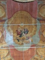 Deckengemälde auf Holz