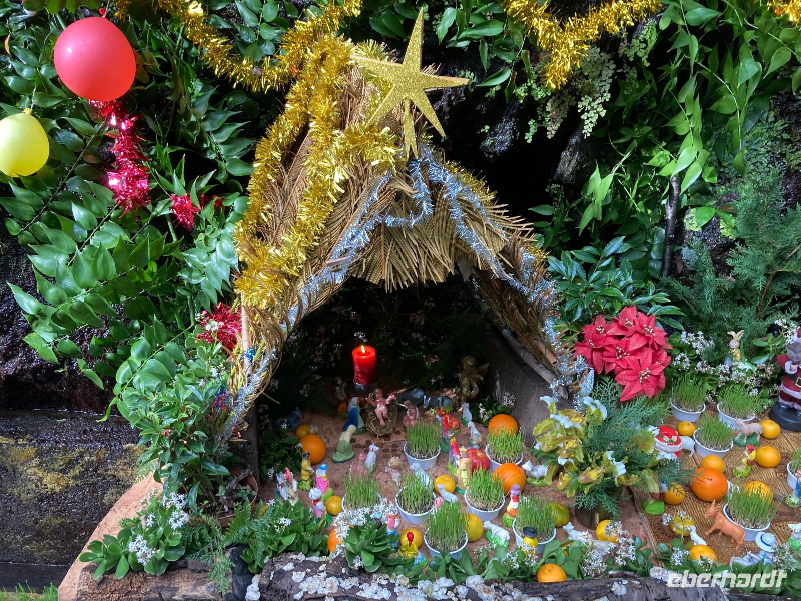 Krippe an der Levada