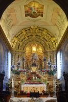 Hauptkirche von Villa Franco do Campo innen