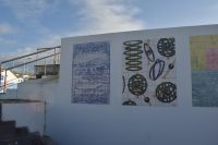 Fließen am Hafen von Lagoa