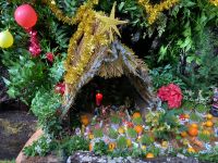 Krippen sogar entlang der Levada