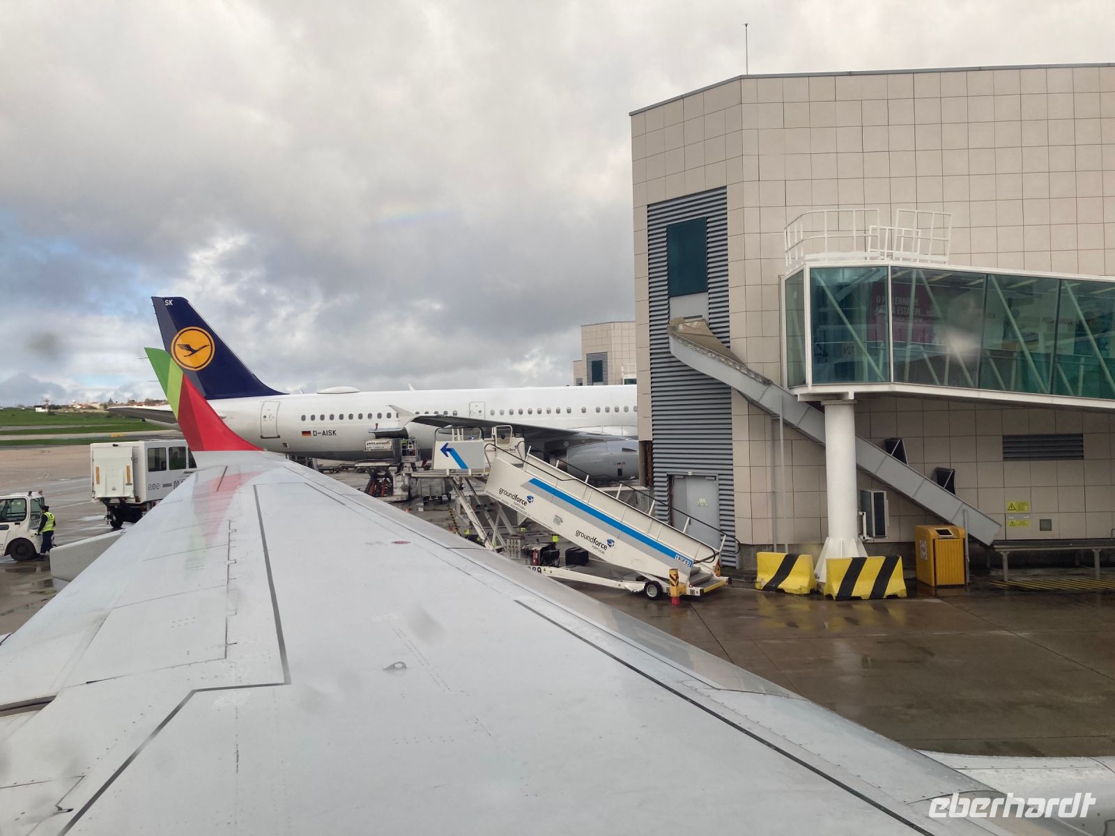 Start des Rückfluges in Lissabon