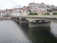 Coimbra - Gesamtansicht vom Mondego