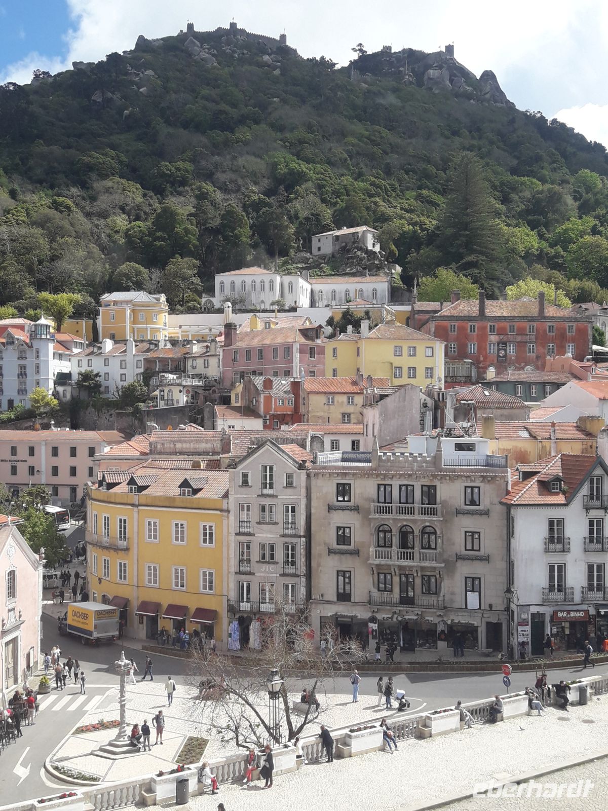 Sintra - Blick auf Castelo dos Mouros