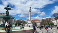 Flusskreuzfahrt Douro - Rossio-Platz in Lissabon