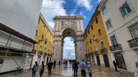 Flusskreuzfahrt Douro - Triumphbogen in der Rua Augusta in Lissabon