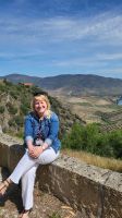 Flusskreuzfahrt Douro - Franzi beim Aussichtspunkt im Dourotal