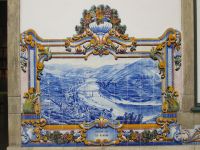 Azulejos mit dem Weinanbau im Duoro-Tal