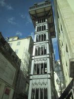 Lissabon: Santa Justa Aufzug