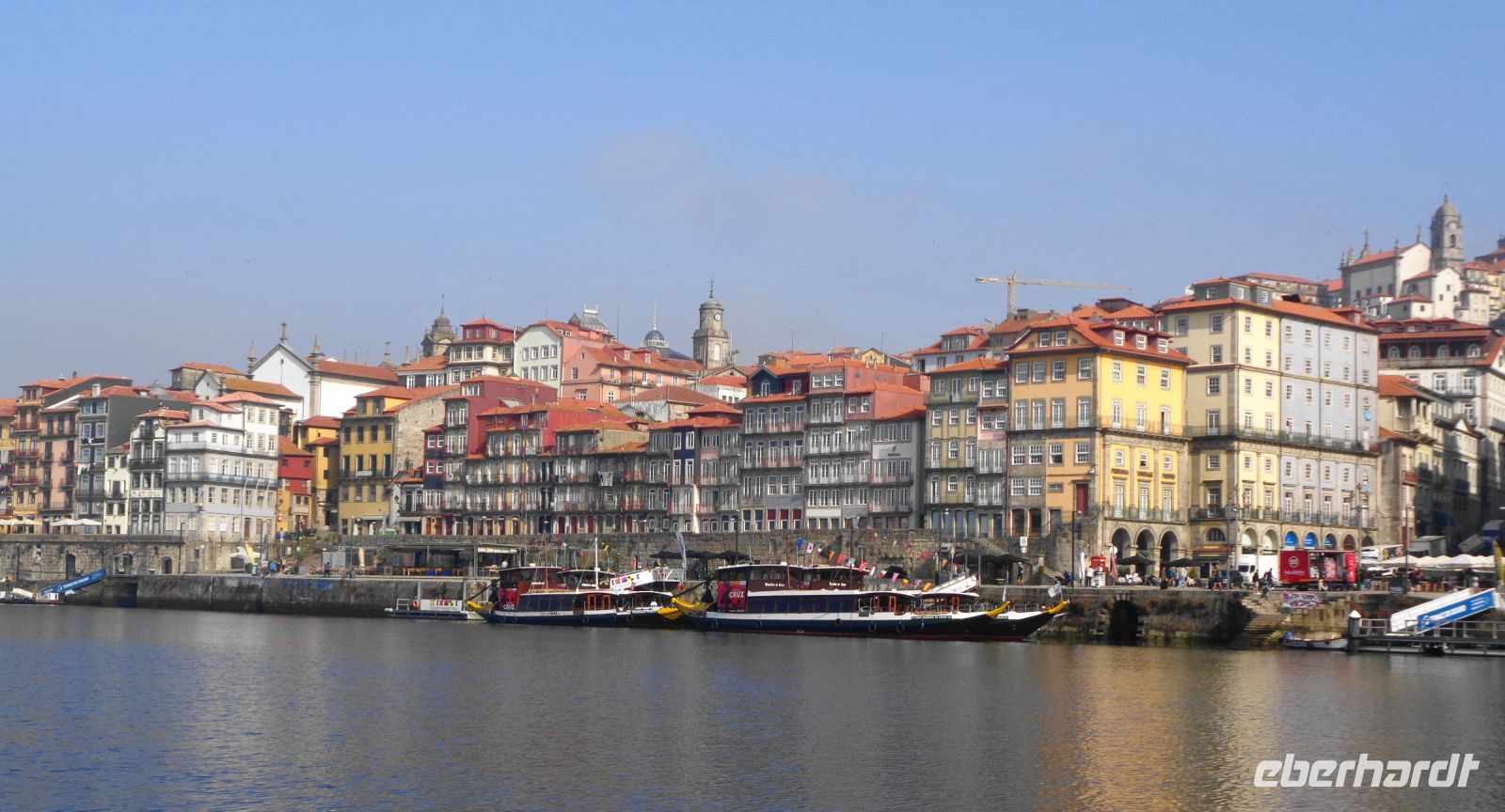 Porto Ribeira-Kai vom Wasser