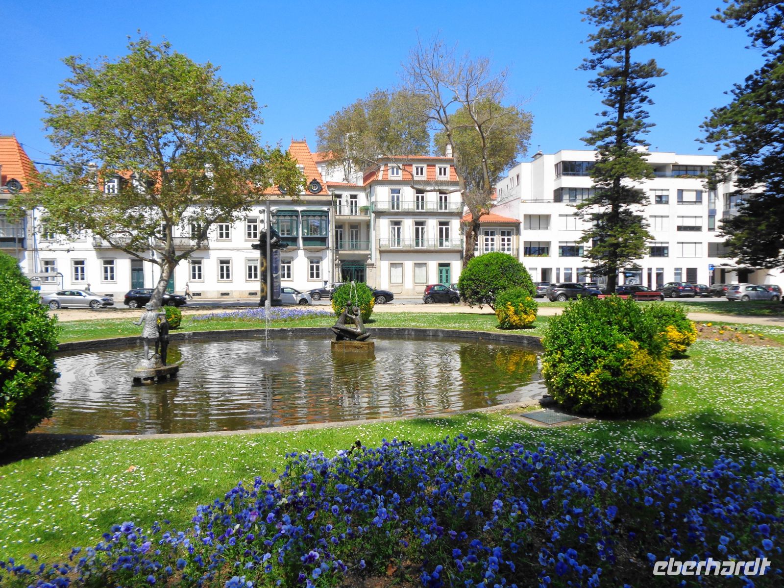 Parkanlage an der Douro-Mündung 