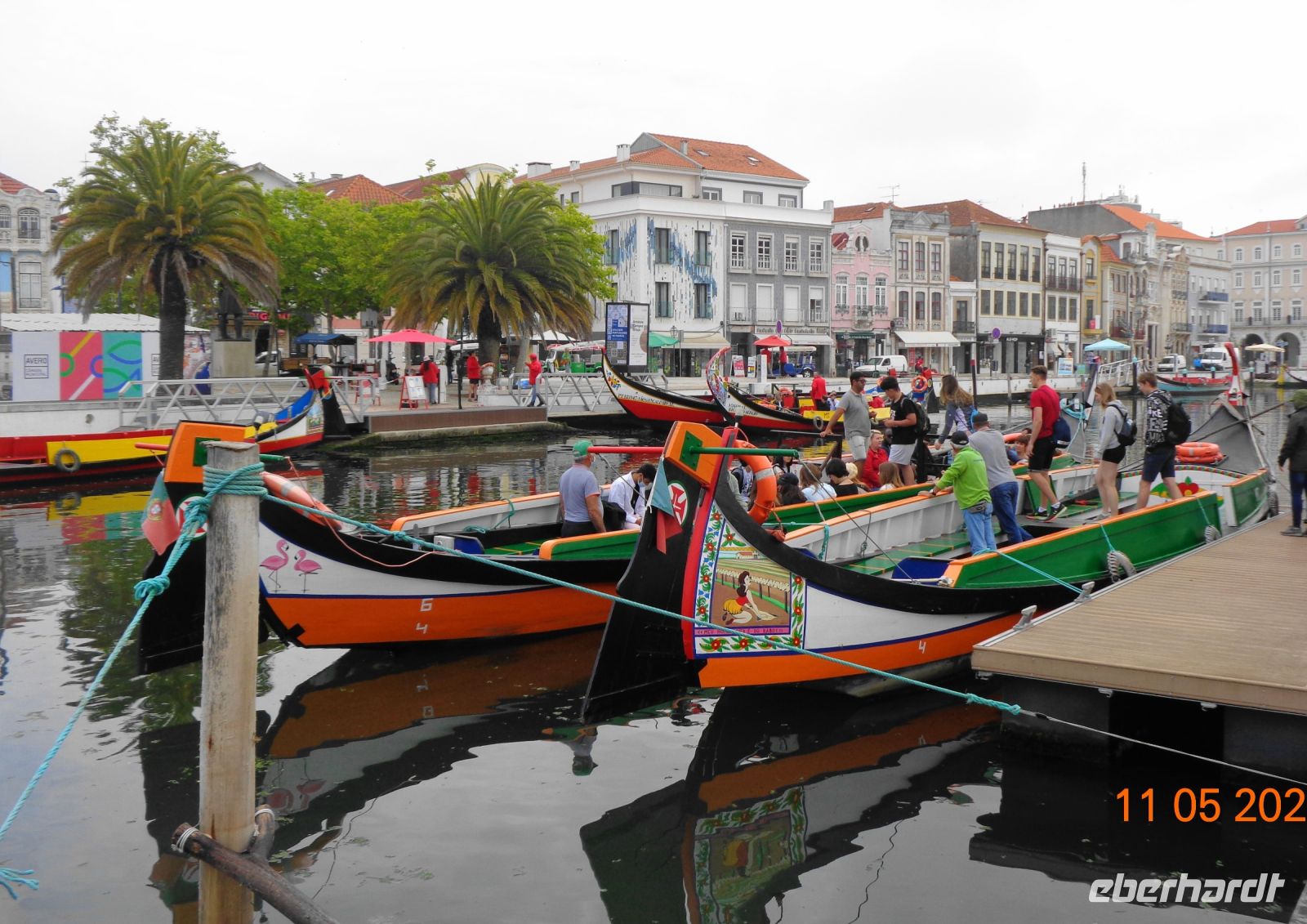 Aveiro Bootsfahrt Kanal 2