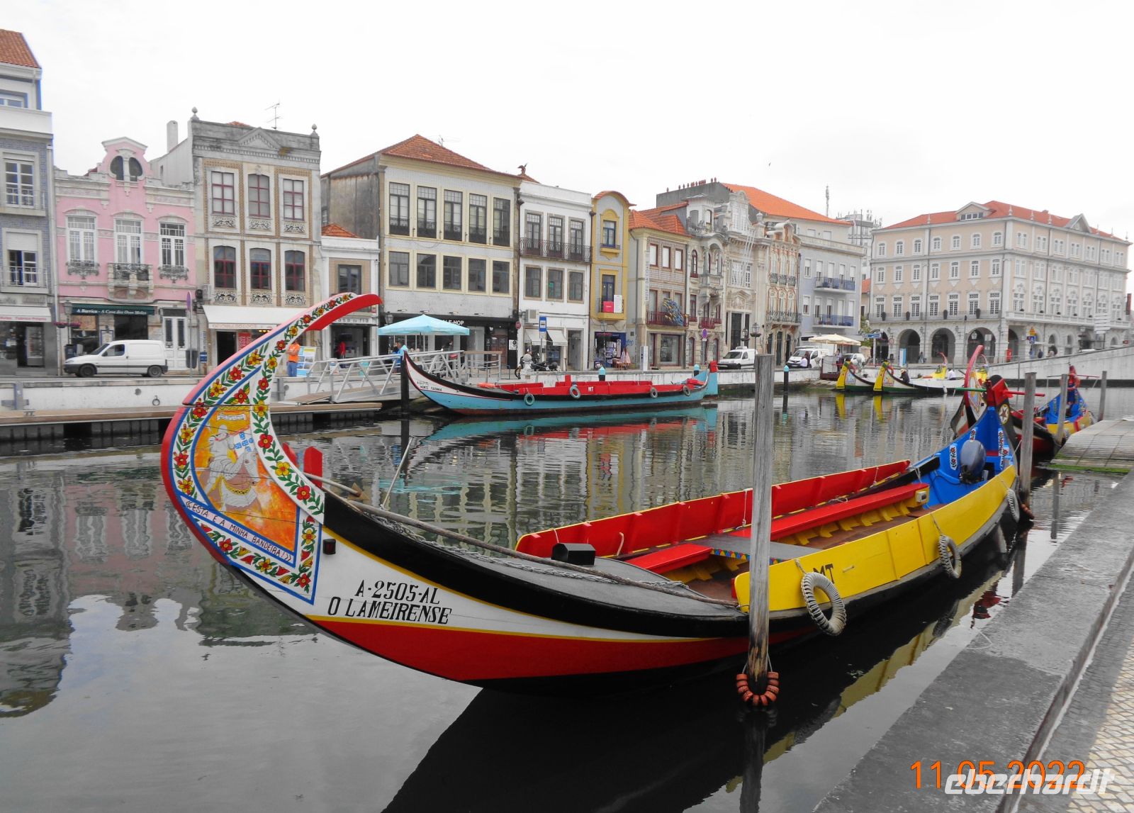 Aveiro Bootsfahrt Kanal 4