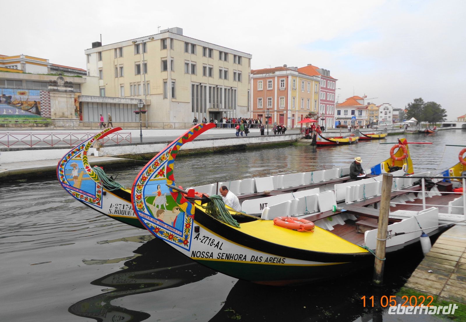 Aveiro traditionelle Boote 