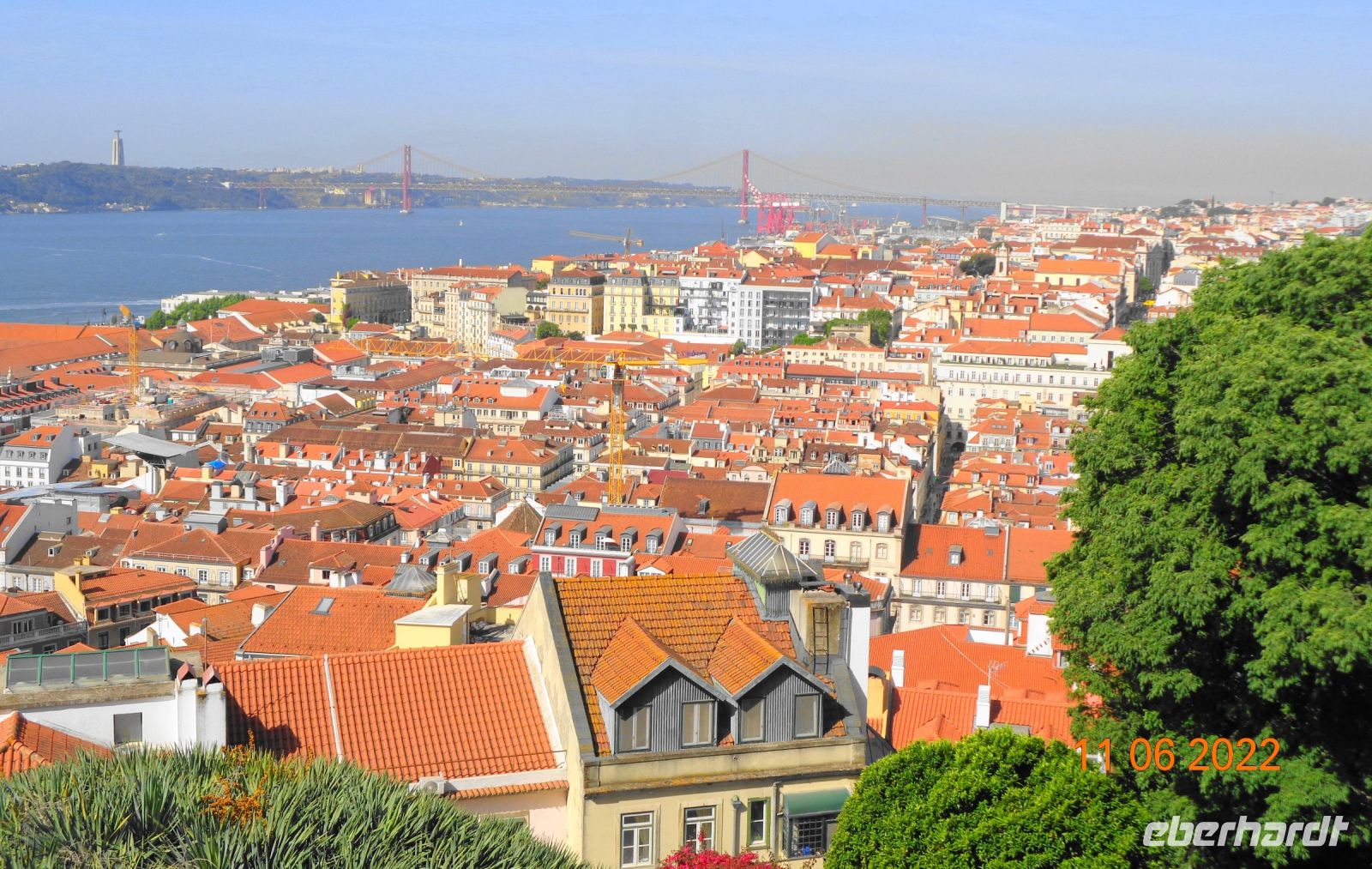 Lissabon Blick vom Castelo de São Jorge