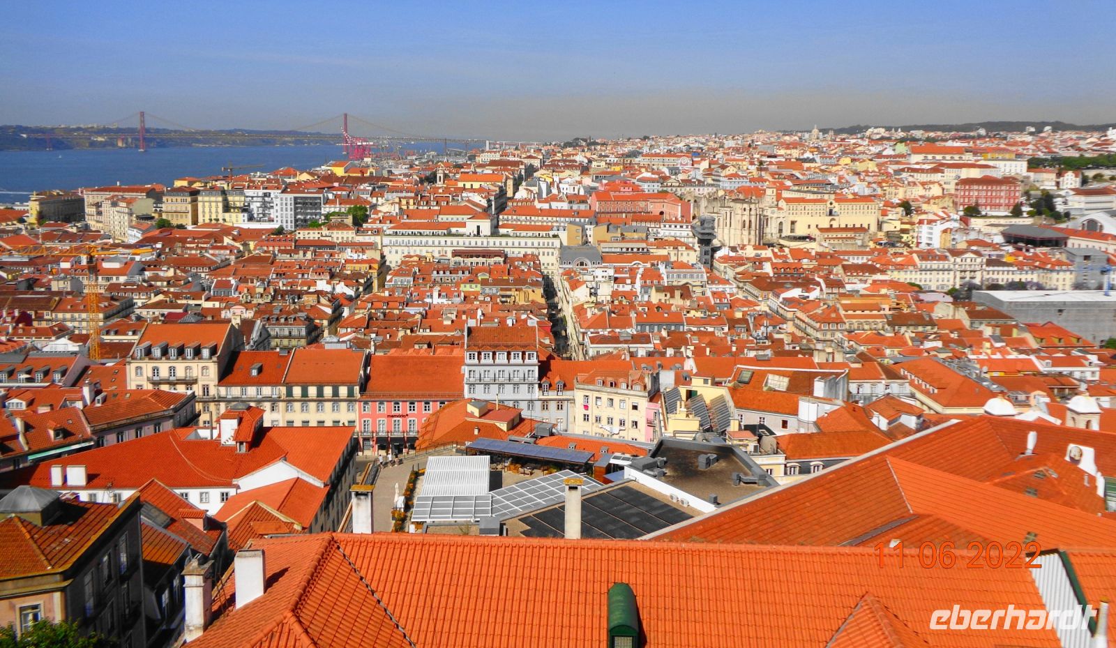 Lissabon Blick vom Castelo de São Jorge 3