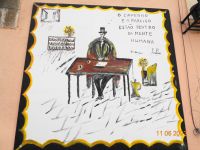 Lissabon Kachel an Hauswand