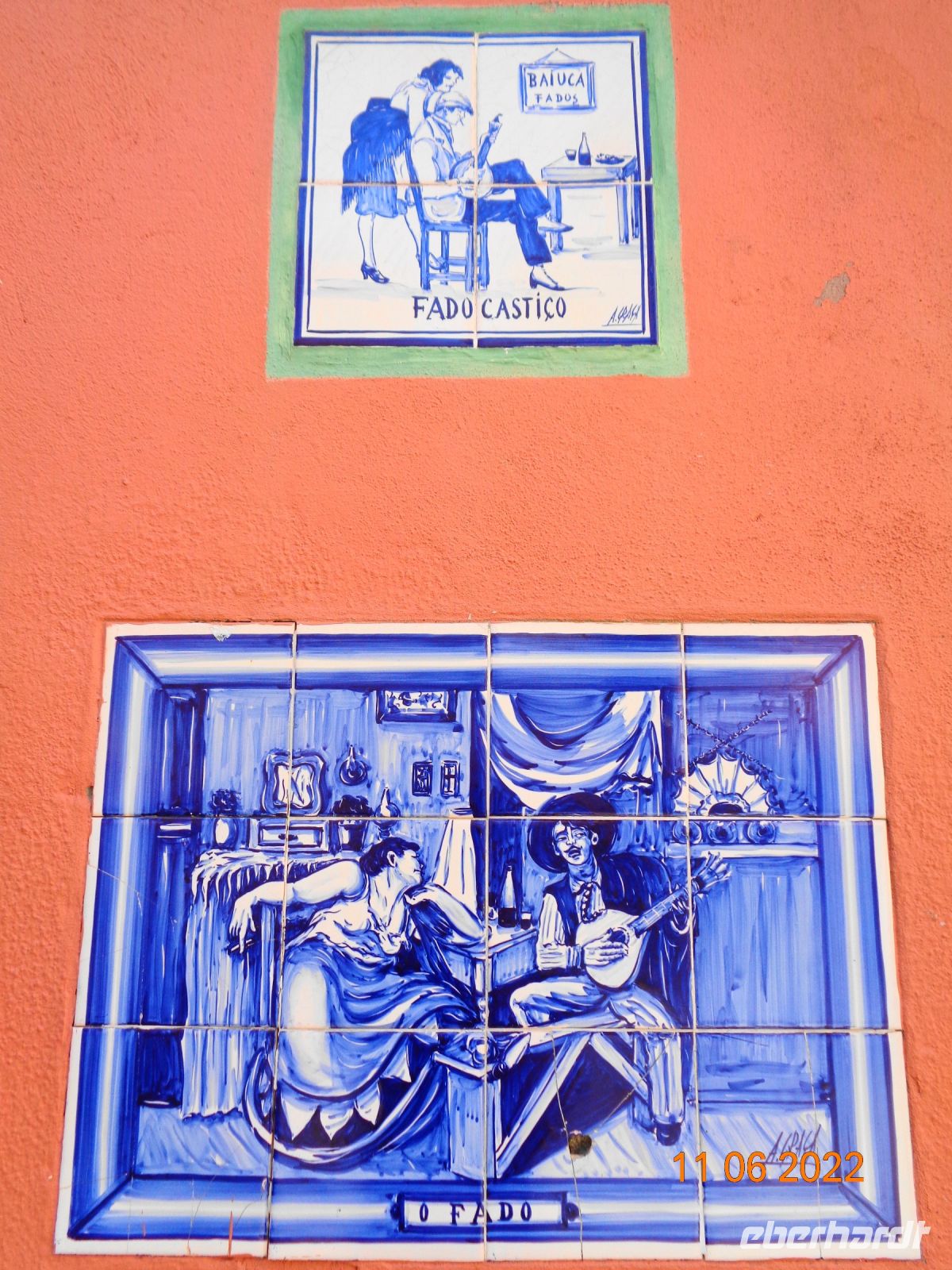 Lissabon Kacheln an Hauswand 2