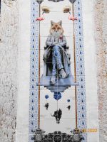 Lissabon Kachel an Hauswand 3