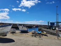 Azoren, Insel Sao Miguel, Vila Franca do Campo, Hafen