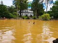 Azoren, Insel Sao Miguel, Terra Nostra Park, Thermalsee 