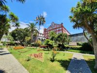 Azoren, Insel Terceira, Angra, Stadtgarten mit ehemaligem Franziskanerkloster-heute Museum