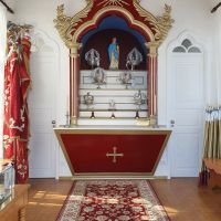 Azoren, Insel Terceira, Sao Sebastian, Heiliggeist Kapelle