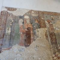 Azoren, Insel Terceira, Sao Sebastian, Fresken in der Kirche