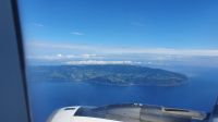 Anflug auf die Insel Sao Miguel