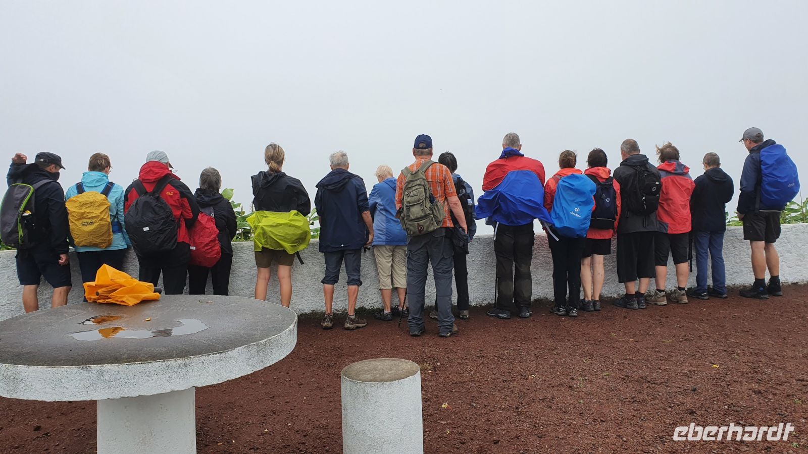 Insel Sao Miguel, Wanderung Sete Cidades, keine Sicht vom Königinnenblick