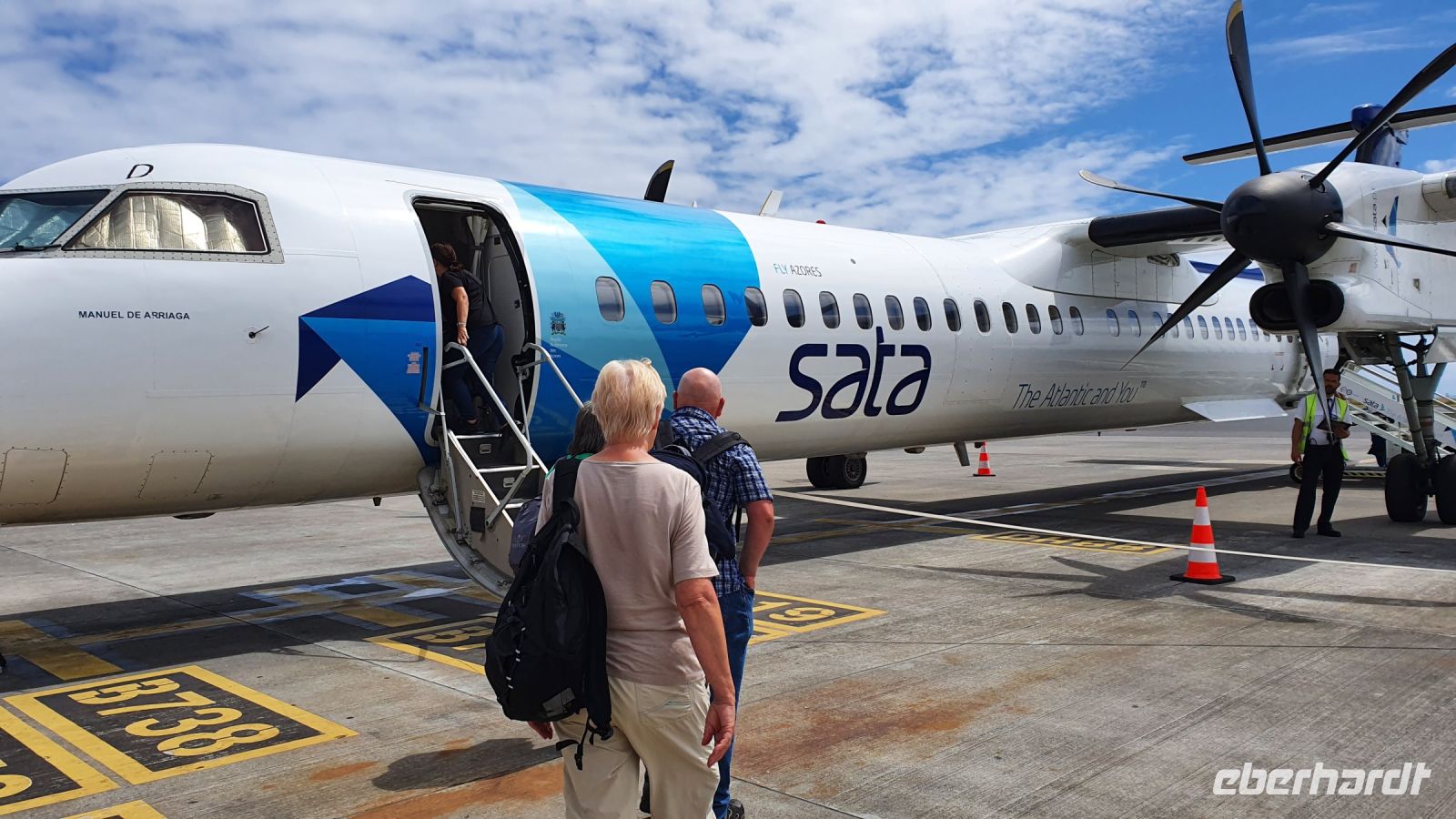 Azoren, Flug von Sao Miguel nach Faial