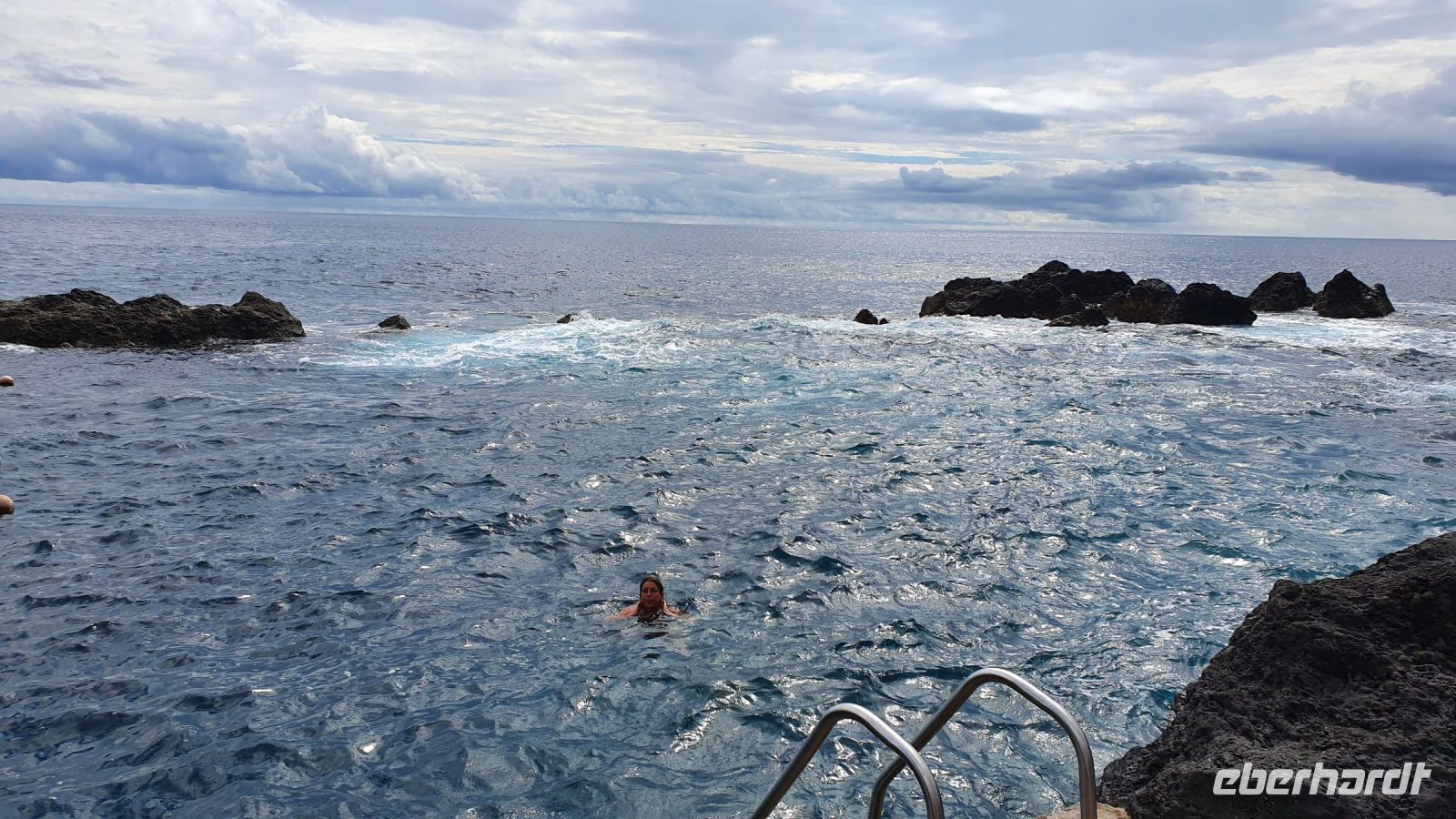 Insel Faial, Varadouro, Meerwasserpool