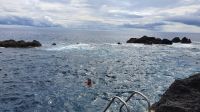 Insel Faial, Varadouro, Meerwasserpool