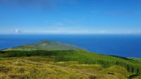 INsel Faial, Blick vom Caldeirarand zum 