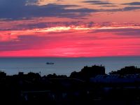 Ausblick von der Dachterrasse des Hotels