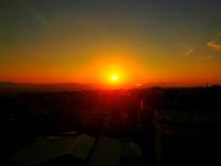 Die Sonne geht über dem Douro auf